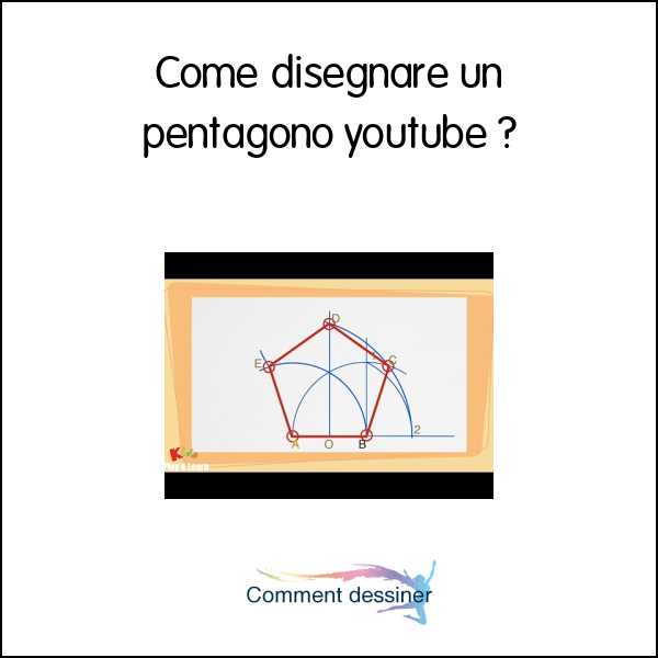 Come disegnare un pentagono youtube